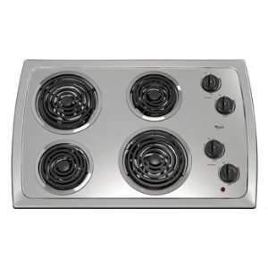  Whirlpool RCS3004RS 30 Coil Electric Cooktop with 4 