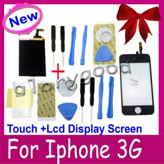 Touch Screen Glass Digitizer LCD Display For IPhone 3G  