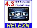 Inch Car GPS Navigation FM Mp4 WinCE New Map 2GB  
