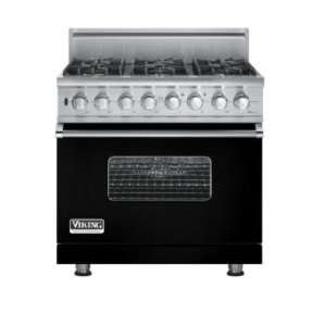  Viking VGSC5366BBK 36 Inch Freestanding Range Appliances