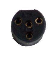 5xskin 4 PIN mini XLR female connector plug for mic #DM  
