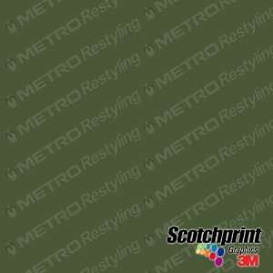 3M Scotchprint Wrap Film 1080 Series Matte Military Green M26 60x96