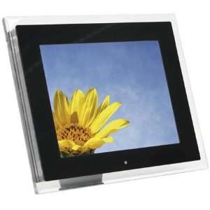 Digital Photo Frame with 128mb Internal Memory, Clear Acrylic Frame 