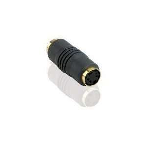  Wired Up S Video 4 pin Female To Female Coupler Gold 