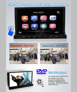 Android 2.3 HD 7 2 Din In Dash Car DVD Radio Stereo Player WiFi 3G 