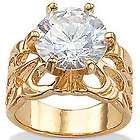 Womens 5 Carat TW CZ Cocktail Ring in Size 9