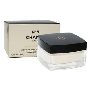  CHANEL 5 Perfume. VELVET BODY CREAM 5.0 oz / 150 G By Chanel 