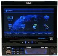 Boss BV9998B 7 In Dash Car DVD Player Touchscreen Monitor w/Bluetooth 