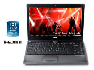 Acer Aspire TimelineX AS3820T 5246 13.3 Inch HD Laptop (Black Brushed 