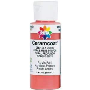  Ceramcoat Acrylic Paint 2 Oz Deep Sea Coral