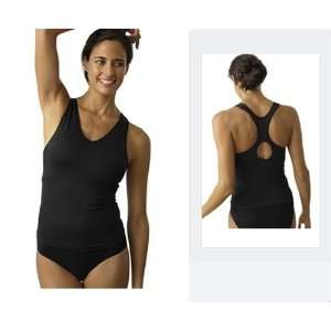   BLACK Seamless Active 2 in 1 Tank Top (X Small)