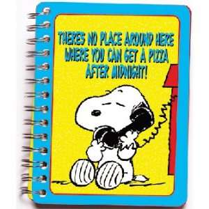    Peanuts Snoopy Pizza Tin Address Book *SALE*