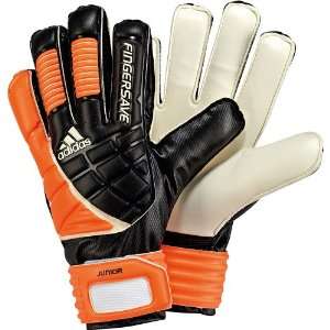  Adidas Fingersave Junior Goalkeeper Gloves Black/warning 