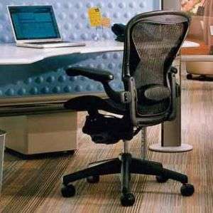 Herman Miller Aeron Chair Graphite Pyrite Lumbar Size B  