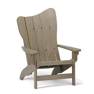   Furniture UIDSRWAC White Style Right Wave Adirondack Chair Home