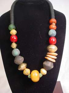 Original Stacey Porter African Trade Bead Necklace  