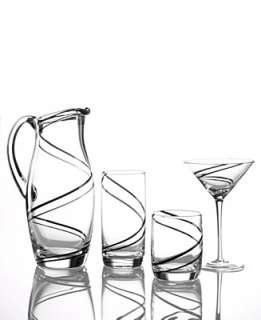Luigi Bormioli Black Swirl Glassware Collection   Casual Dining 