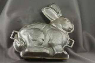   Kitchen Cake or Chocolate Easter Bunny Baking Mold Cast Aluminum
