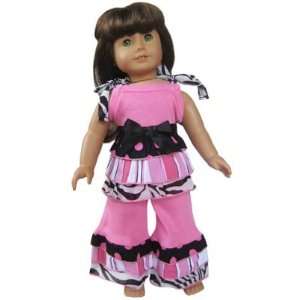    New Pink Rumba Outfit fits AMERICAN GIRL DOLL clothes Toys & Games