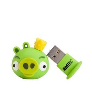  EMTEC Angry Birds Collection 8GB USB 2.0 Flash Drive, King Pig 