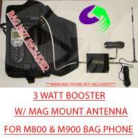 Watt Amp with Mag Mount Antenna for M800 M900 Bag  
