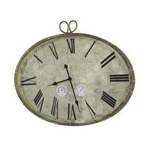  Wall Clock by Bassett Mirror Company   Antique Silver 