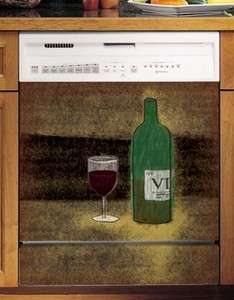 Appliance Art Wine Vino Magnetic Dishwasher Cover Large  