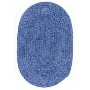  Blue Ice 5 ft round Chenille area rug