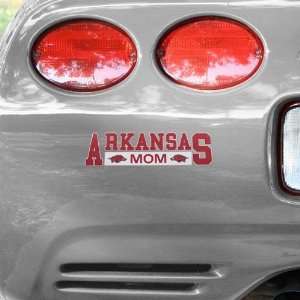  NCAA Arkansas Razorbacks Mom Car Decal Automotive