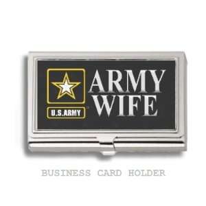 Army Wife Business Card Holder Case