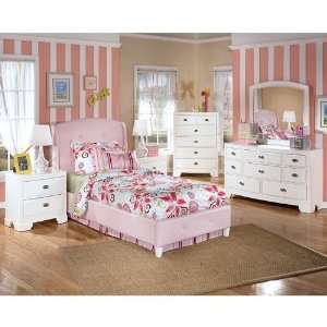  Ashley Furniture Alyn Pink Bed Bedroom Set (Twin) B475 153 