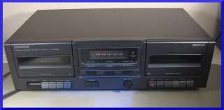 Kenwood KX W595 Stereo Dual Double Audio Cassette Tape Deck  