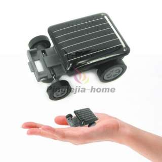   fun Smallest Mini Solar Powered Robot Racing Car Toy Gadget H  