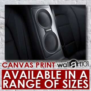 Car Interior Exterior   Audi Bose Speaker High Quality Framed Canvas 