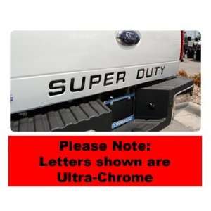  Ford Super Duty Tailgate Lettering Kit   Ultra Chrome Automotive