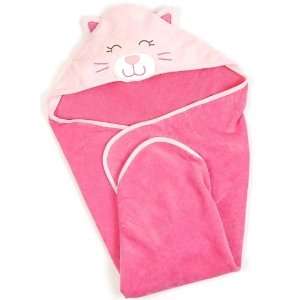 Carters Cat Hooded Baby Bath Towel   Pink Baby