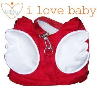 Red Angel Baby Toddler Walking Safety Harnesses Rein  