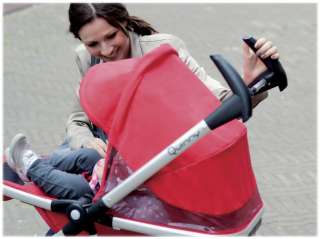 Quinny Zapp Xtra Lightweight Compact Fold Baby Stroller Rocking Black 