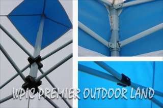 10x10 Pop Up Canopy Party Tent Gazebo EZ Blue white 1  