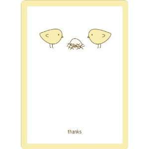  Thank You Card for Nesting Birds Baby Shower Invitation 