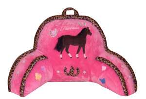   Pink Leopard Cowgirl Bed Rest Backrest Lounge Pillow Reading  