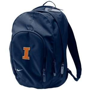  Nike Illinois Fighting Illini Core Navy Blue Backpack 