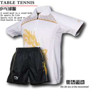 New Li Ning Men Badminton Shirt & Shorts Set 9342 + 9643  