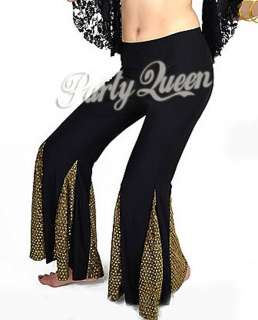 10 Color New Hot Latin Belly Dance Flash Fishtail Pants  