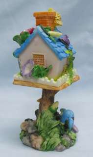 Resin Birdhouse w/Canary Decor  