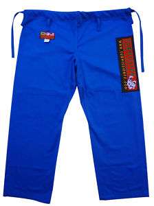 Submission Blue Gi Kimono Pants BJJ MMA Jiu Jitsu New*  