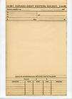   GREAT WESTERN CGW TRAIN ORDERS (8) BLANK FORM 31S, CIRCA 190