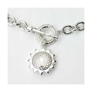  Bracelet, Tiffany Style Sunflower
