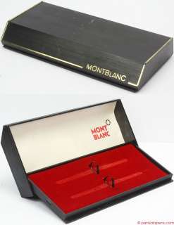 MONTBLANC original box for two pens 1970s COLLECTIBLE ITEM  