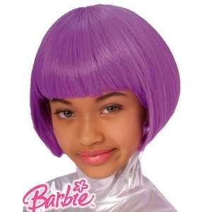    Mattel Barbie Childs Purple Bob Costume Dress Up Wig Toys & Games